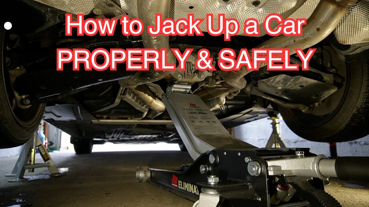 How to Jack Up a BMW G20 on All 4 Corners | Safe Lifting Points Explained
