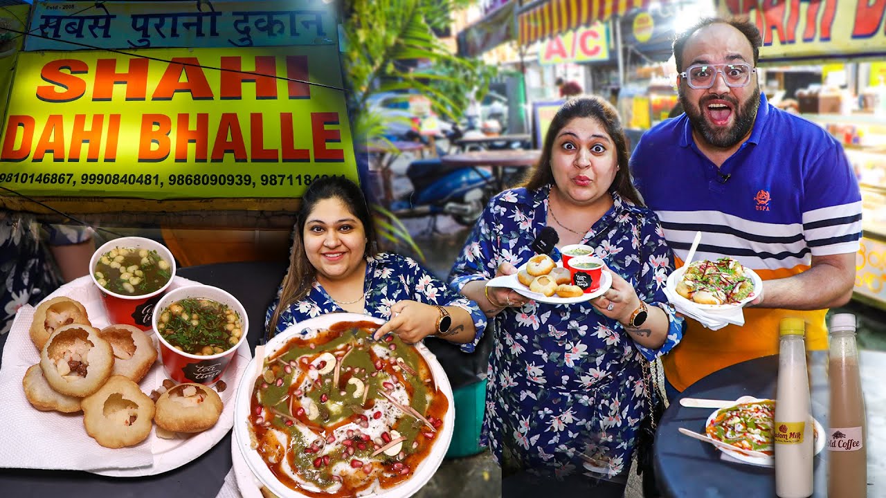 Shahi Dahi Bhalle | Street Food Of India | Sarojini Nagar