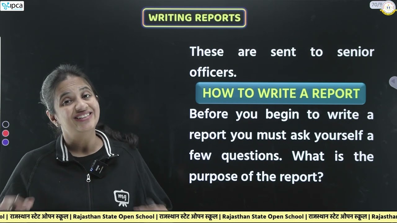 RSOS Class 12 English Chapter 29 Writing Reports (ESP Office Use)