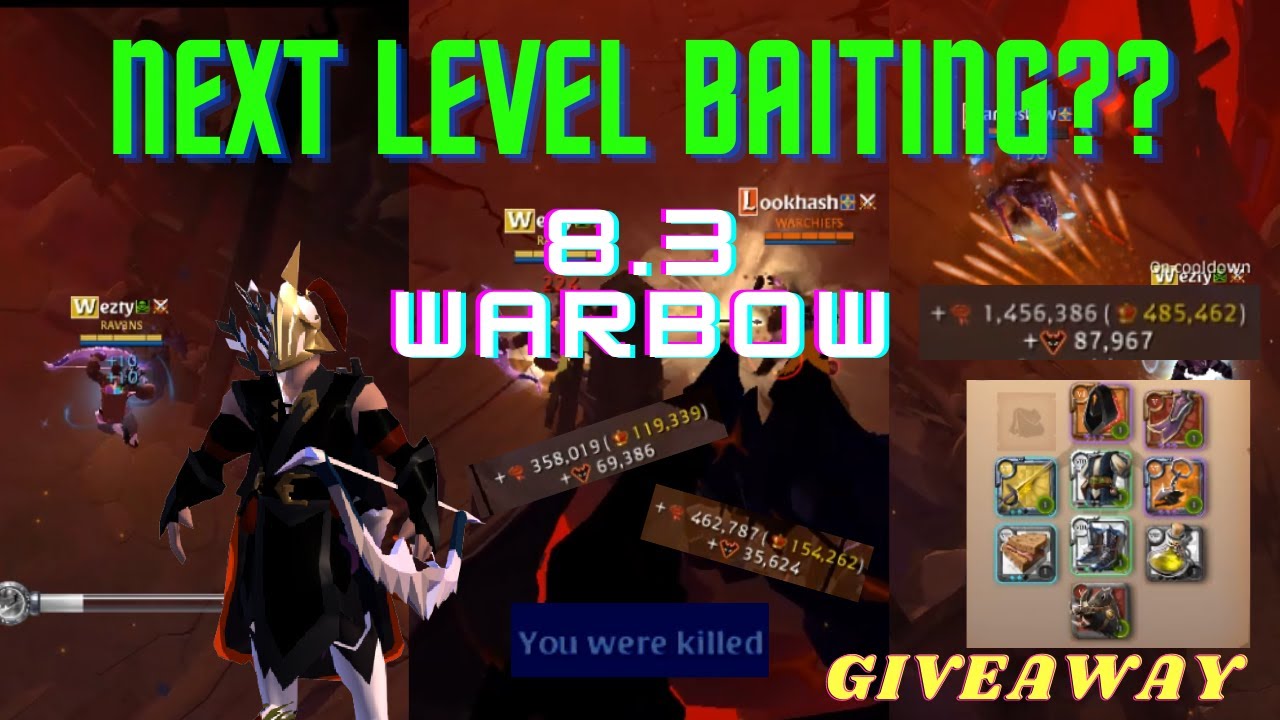 NEXT LEVEL BAITING SKILLS IN CORRUPTED?? | 8.3 WARBOW CORRUPTEDS | MASTERPIECE MAMMOTH? | GIVEAWAY