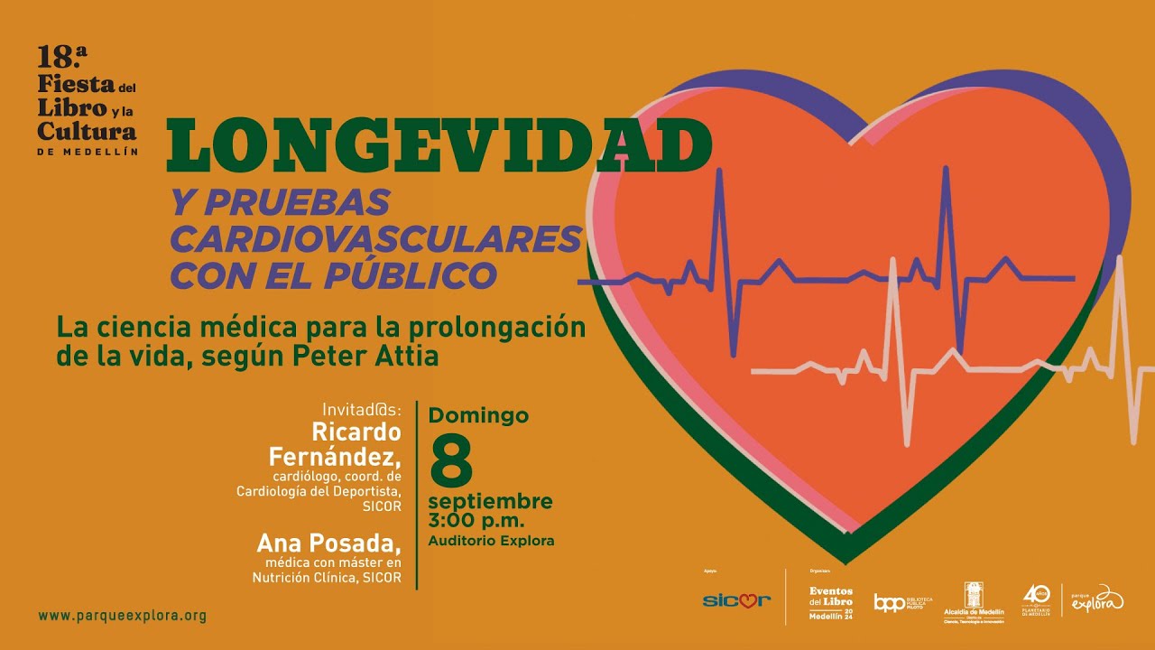 Longevidad: ciencia para la prolongación de la vida | Fiesta del Libro 2024 | Parque Explora