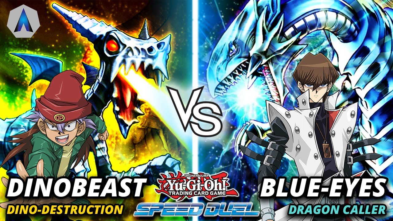 Yu-Gi-Oh! Dinosaur Destruction VS Blue-Eyes White Dragon Speed Duel Match! (March 2020)