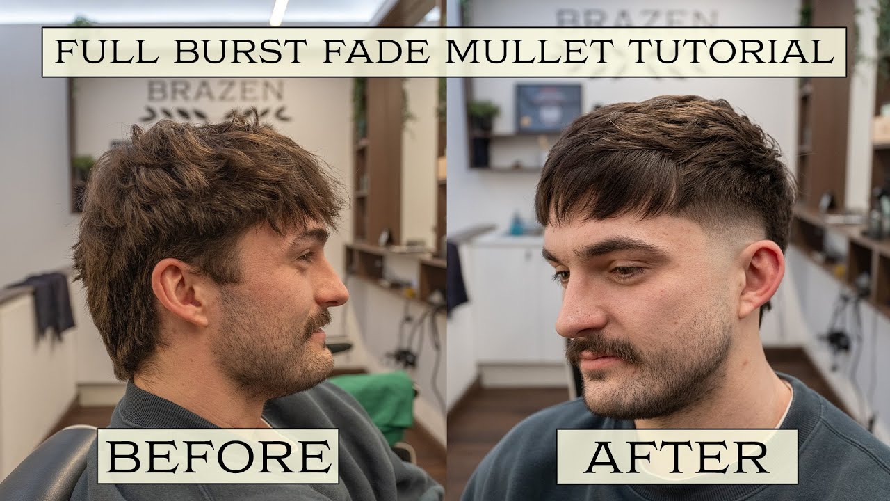 BURST FADE MULLET TUTORIAL | FULL HAIRCUT
