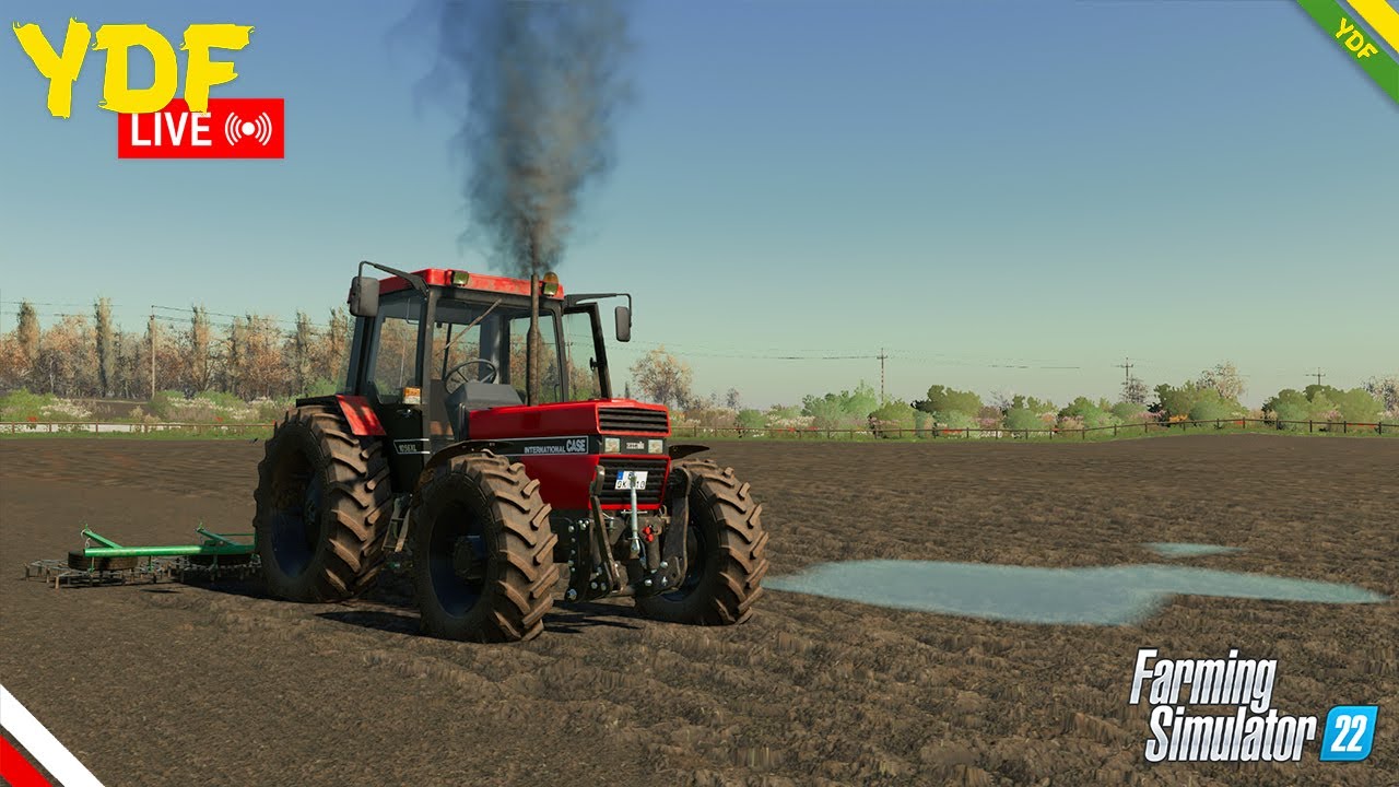 🔴 NIEDZIELA Z YDF! SZKLARNIE, BRONOWANIE I SIEWY | Farming Simulator 22 | LIVE Łodygowo #6