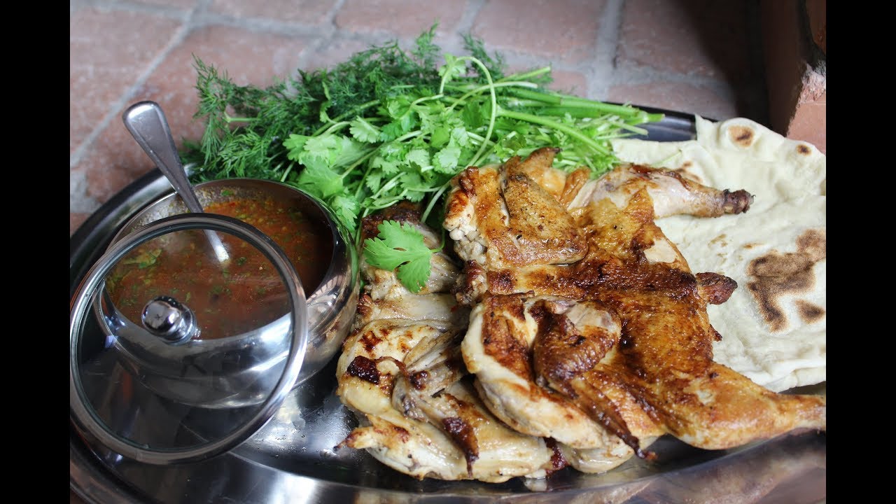 Chicken Tabaka(Tapaka)/Georgian Pan Fried Chicken