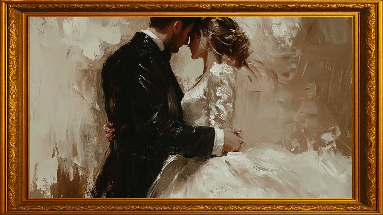 Intimate Wedding Moment &ndash; 2 Hour 4K Frame TV Art | Romantic Oil Painting for Elegant Home Decor