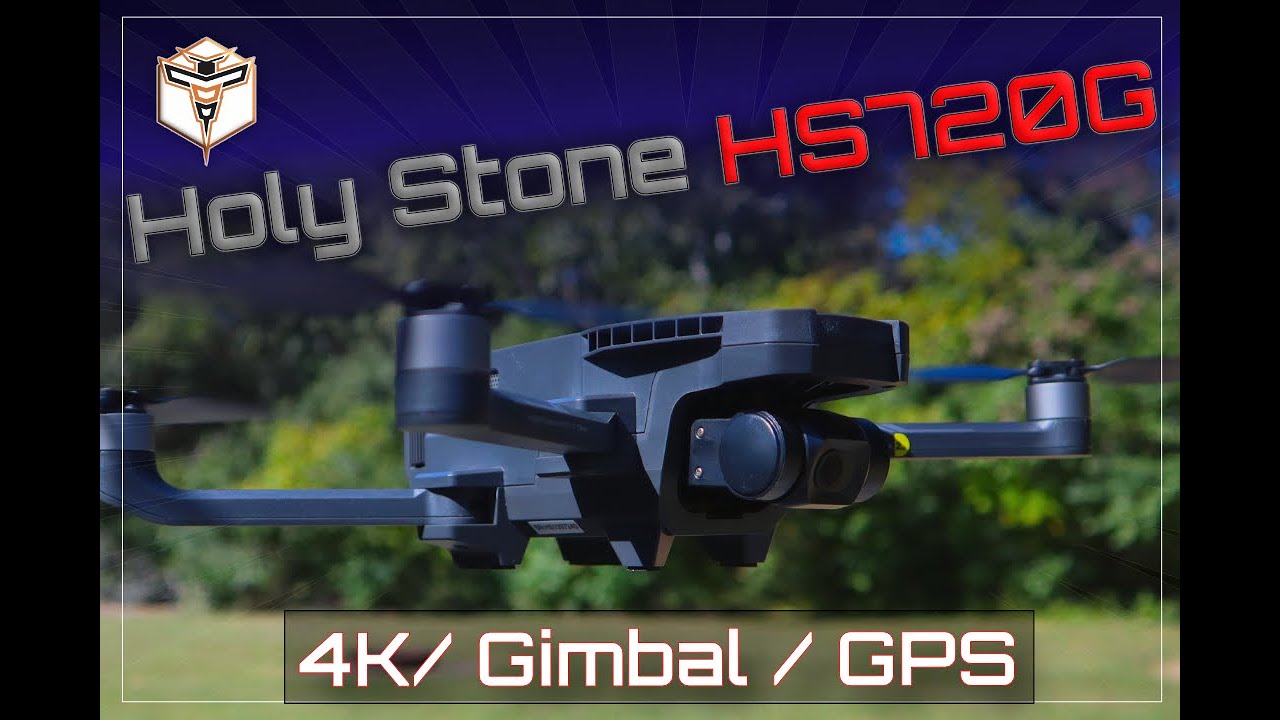 HS 720G   Holy Stone 2 Axis Gimbal GPS Drone with 4K EIS Camera for Adults Beginner