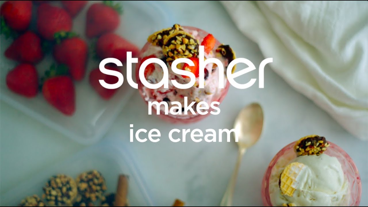 Stasher Makes Ice Cream | Stasher Bags
