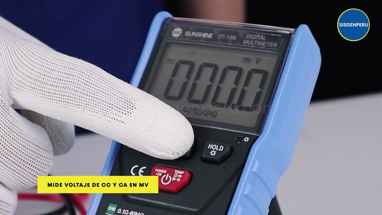 Multitester Sunshine DT19N | Unboxing SisgenPeru