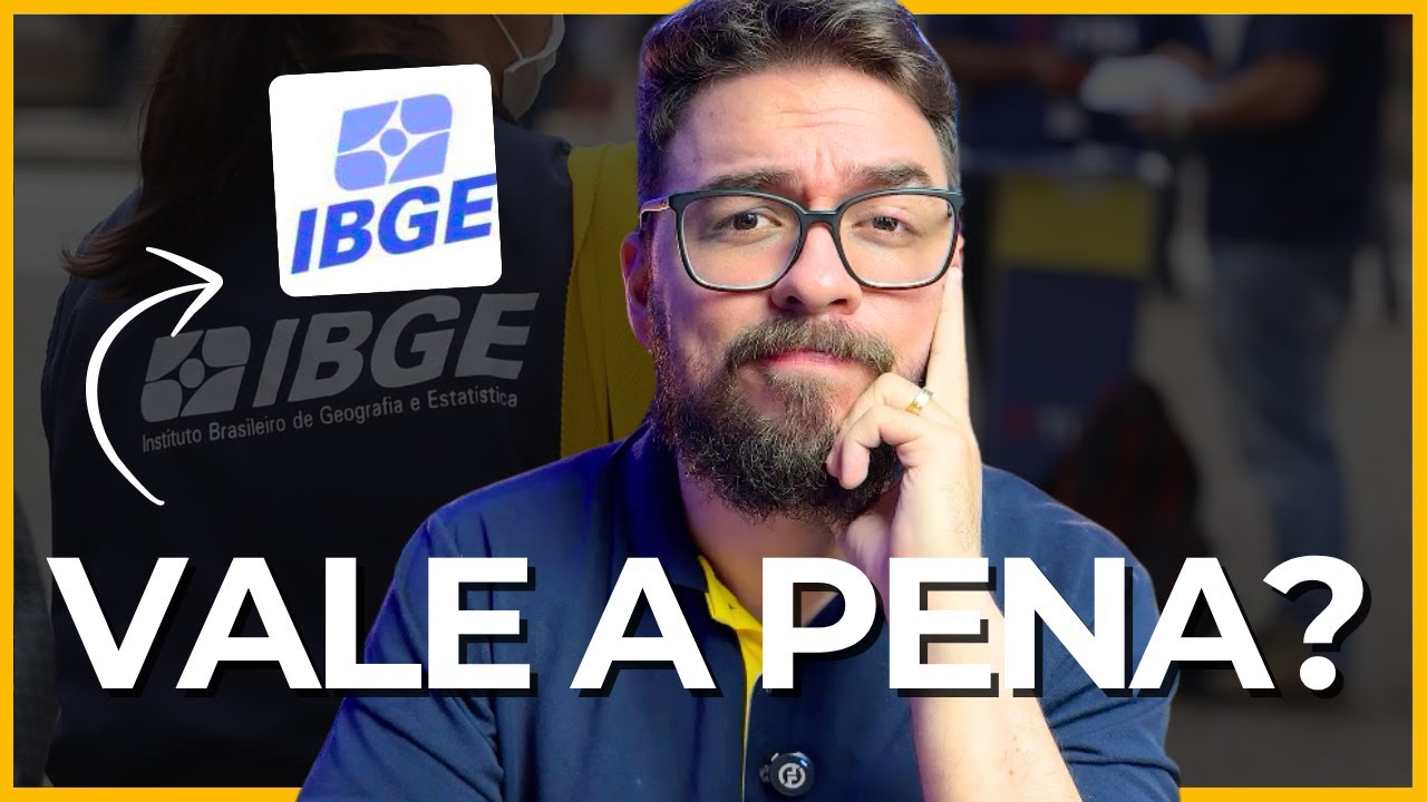 CONCURSO IBGE VALE A PENA? | 10 mil vagas de nível médio | FGV é a banca