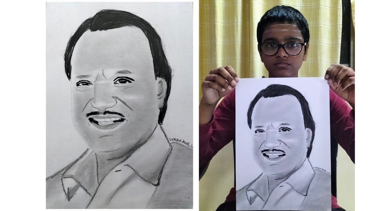 Shri Ajit Pawar  | My Pencil Sketch