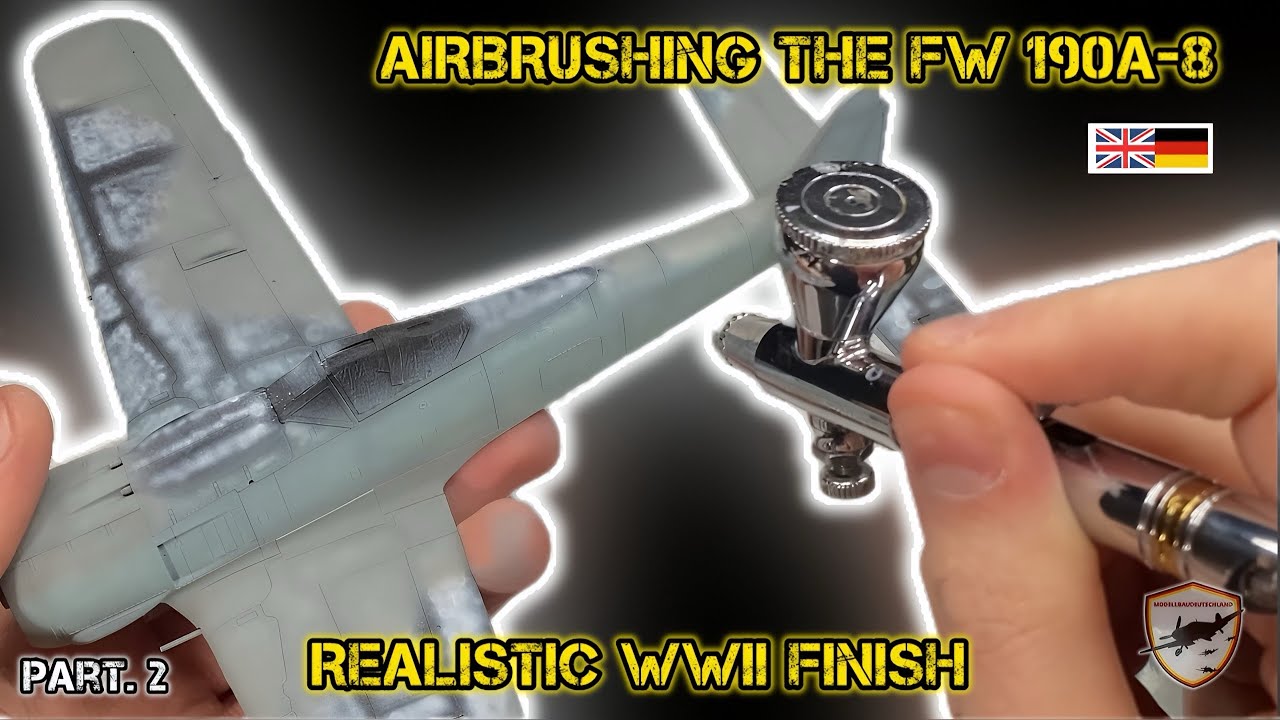 Full Paintwork on the Focke Wulf 190A-8 (Eduard 1/48) – Part 2 🇬🇧🇩🇪