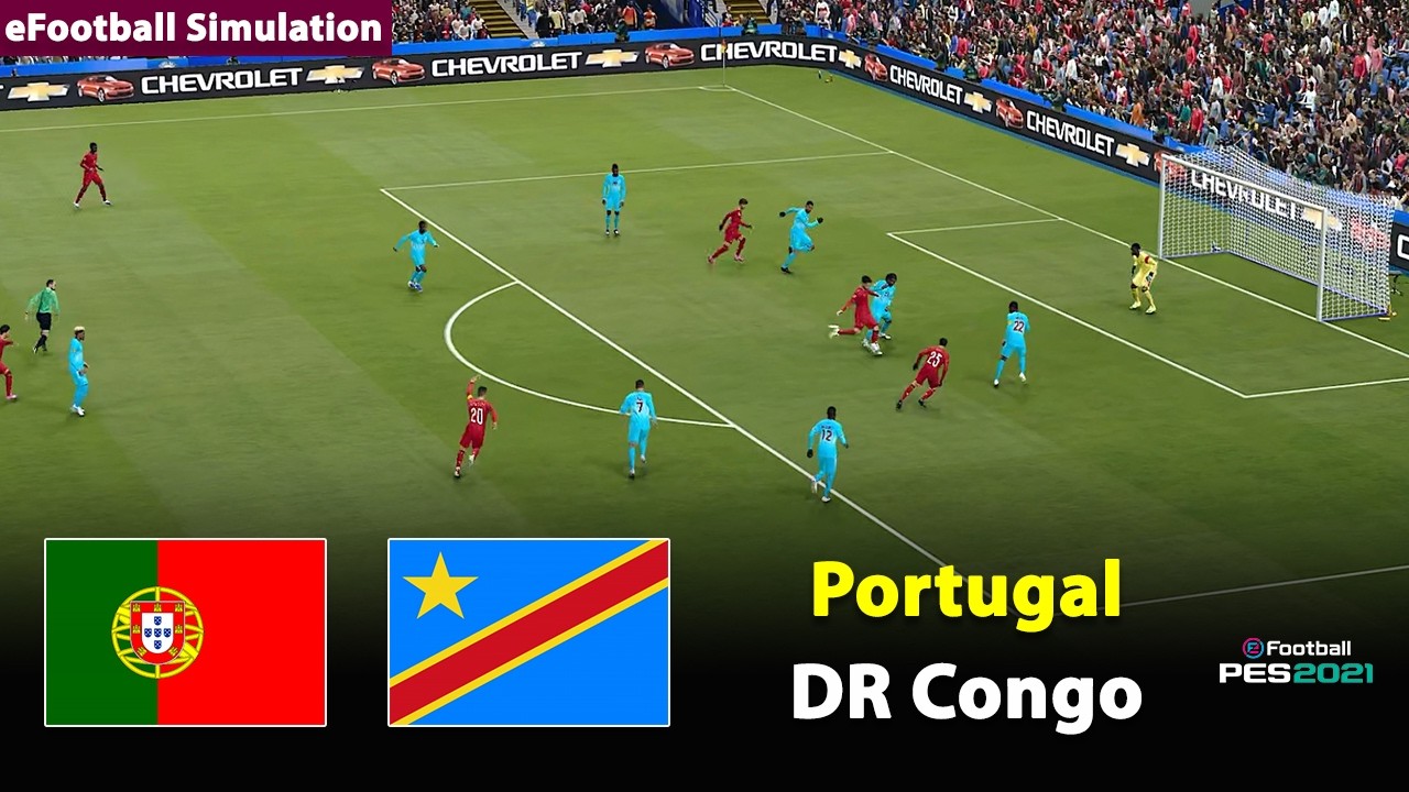 🔴Portugal vs DR Congo | World Cup 2026 | eFootball PES21 Simulation