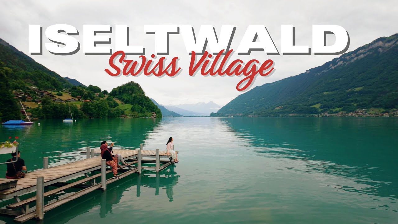 Scenic Swiss Village: Iseltwald Walking Tour | Lake Brienz | Switzerland 🇨🇭 | 4K