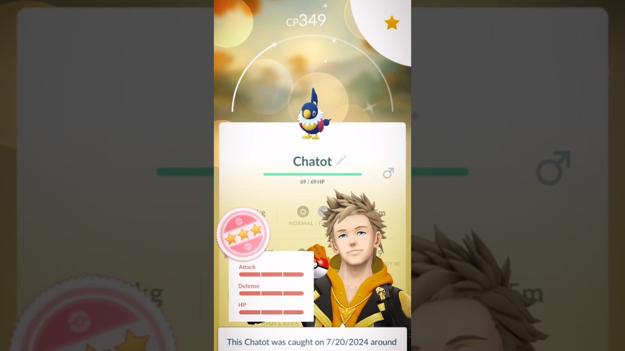 ✨💯SHUNDO CHATOT💯✨ #pokemon#shiny#pokemongo#game#shorts#subscribe