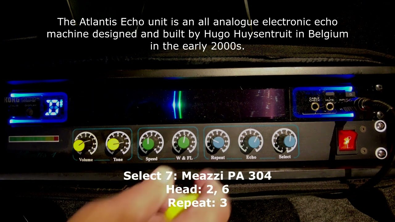 Atlantis 1 Echo machine demo