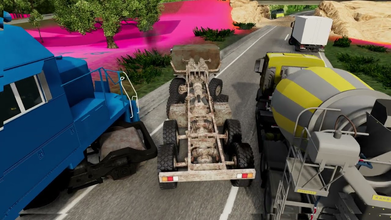 Truck vs bridge 