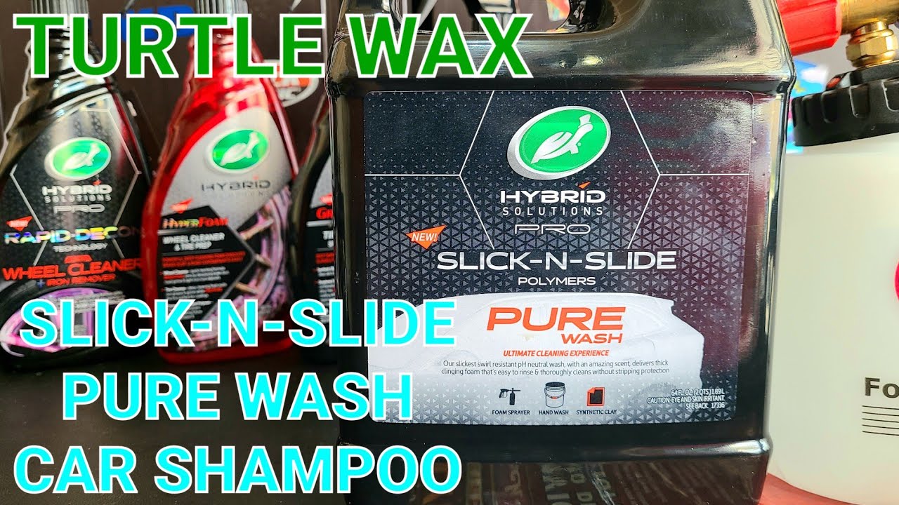 [EXCELLENT] Turtle Wax Hybrid Solutions Pro SLICK N SLIDE PURE WASH Review (Insane Snow Foam!)