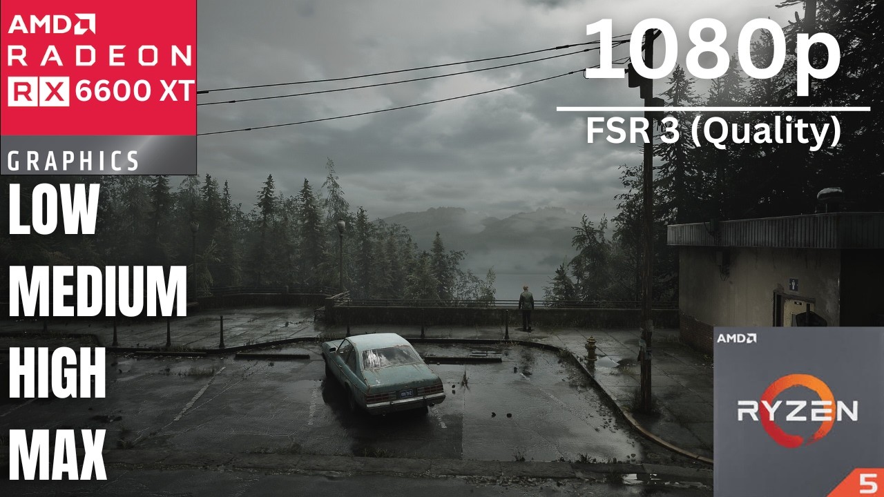 Silent Hill 2 - RX 6600 XT - All Settings Tested with FSR 3 (Quality)