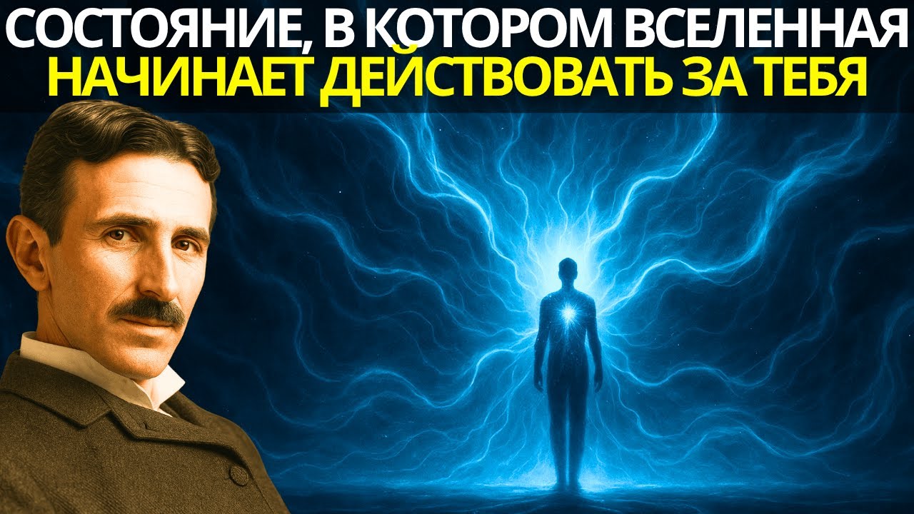 Тебе нужно лишь остановиться — и энергия Вселенной сделает остальное | Тесла раскрывает