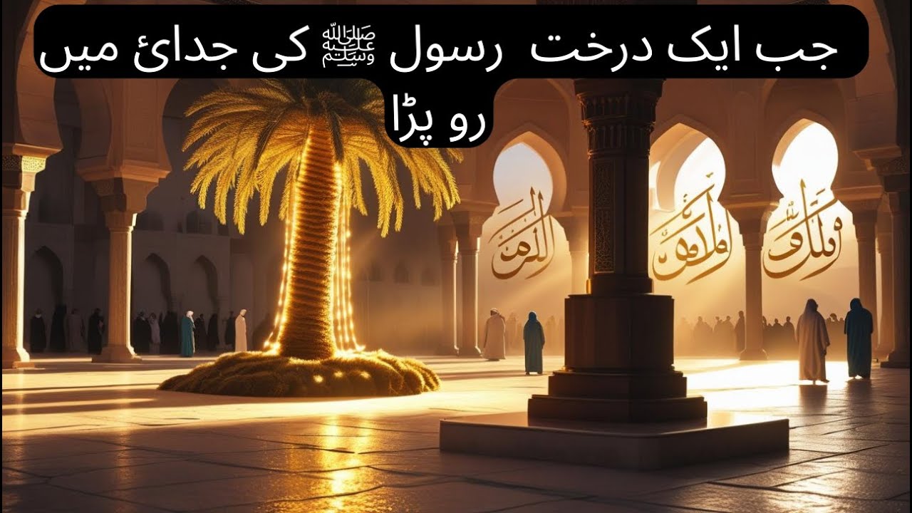 The Tree That Cried for the Prophet ﷺ