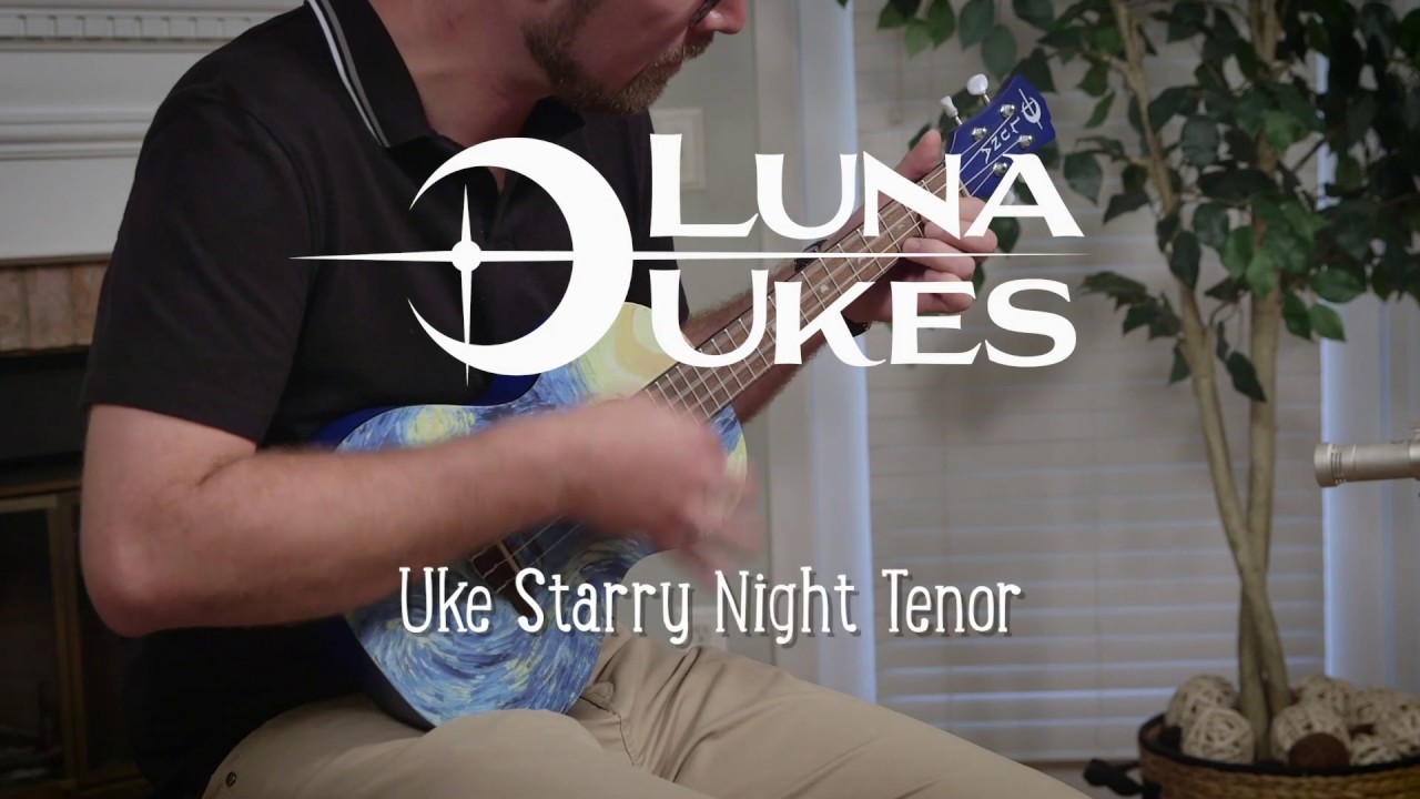 Luna Ukulele Starry Night Tenor