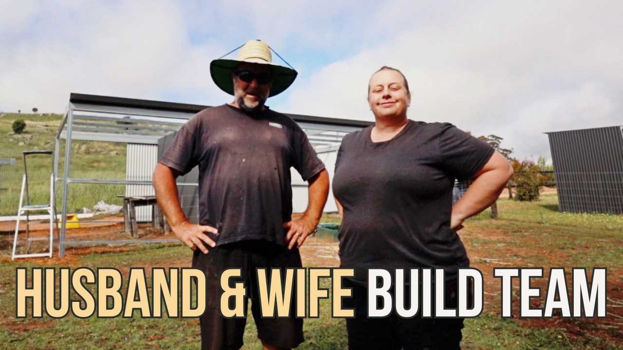 Milking Shed Build Part 2: Walls & Roof Go UP!