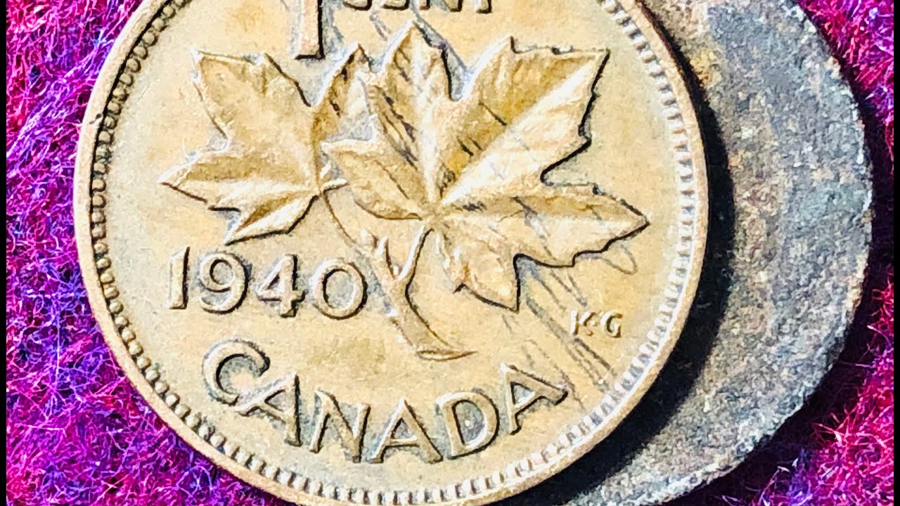1940 Canada One Cent Coin