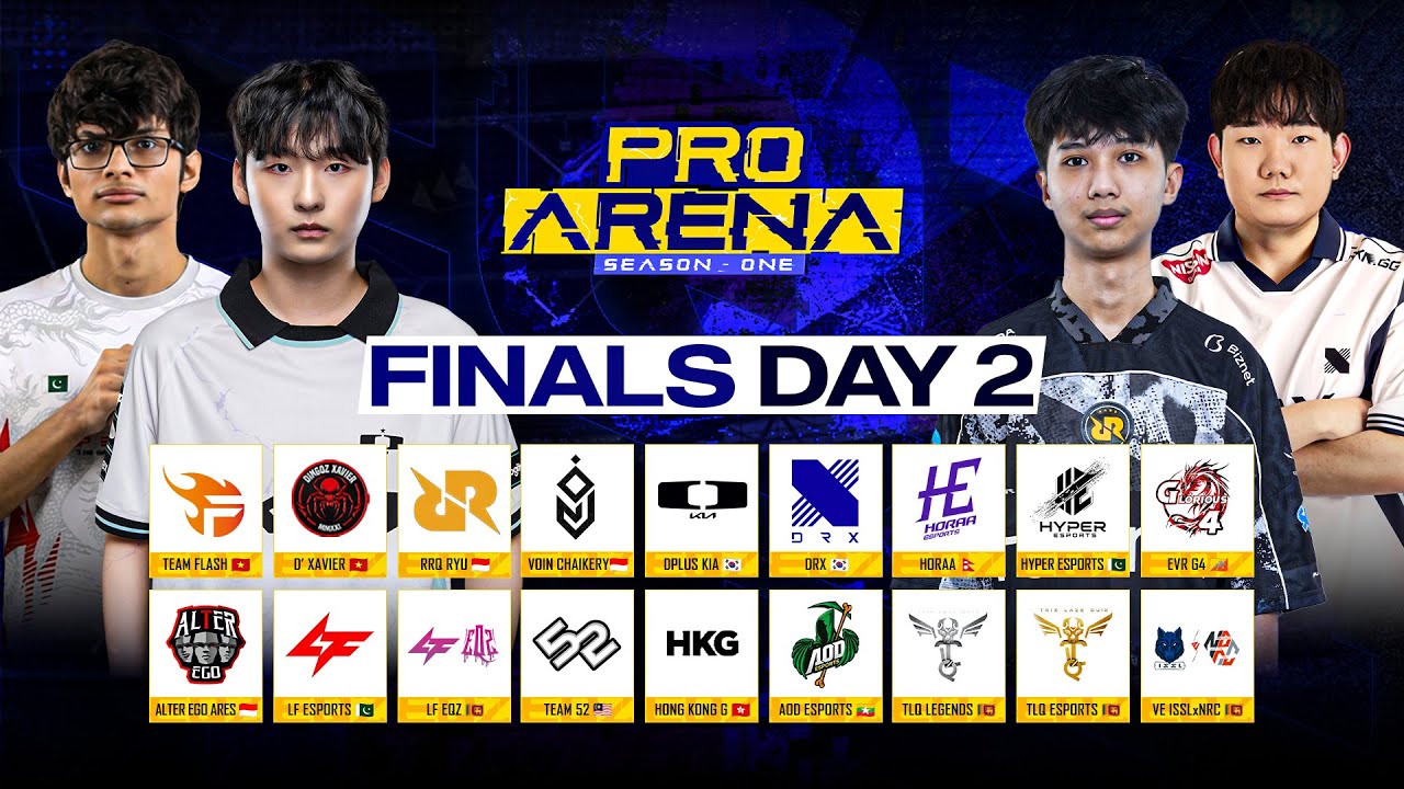 PRO ARENA SEASON 1 | GRAND FINALS DAY 2 | FT. #AE #HORAA #FL #DX #RRQ #DRX #LF