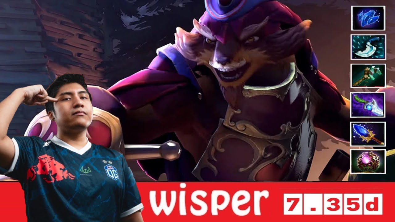 [DOTA 2] OG.Wisper the PANGOLIER [OG vs Just Better] [PGL Wallachia Closed Qualifier]