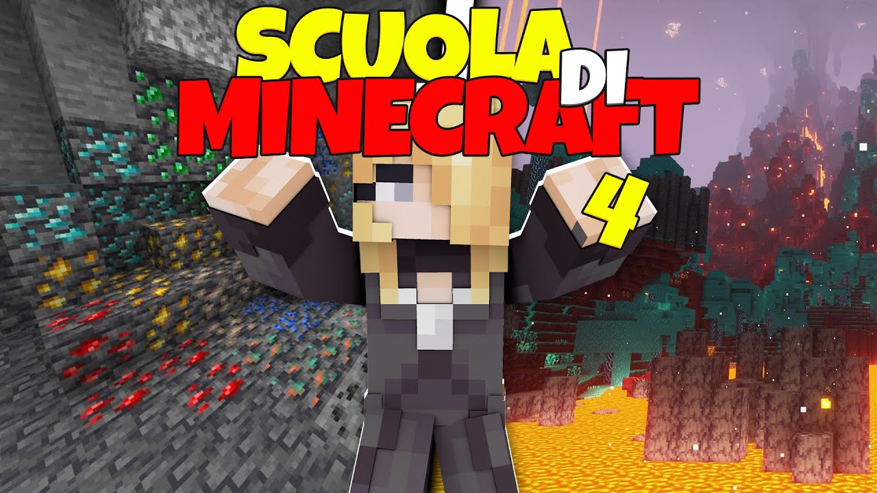 IL NETHER! SCUOLA DI SOPRAVVIVENZA - MINECRAFT ITA EP.4