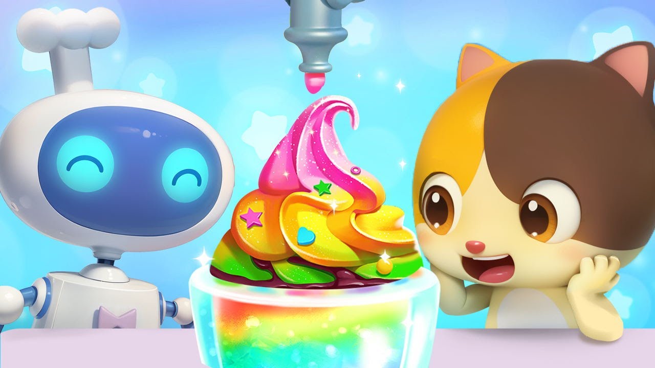 ♪アイスクリームのうた🍦アイス屋さんごっこ | 子供の歌メドレー | 赤ちゃんが喜ぶ歌 | 童謡 | アニメ | 動画 | ベビーバス| BabyBus