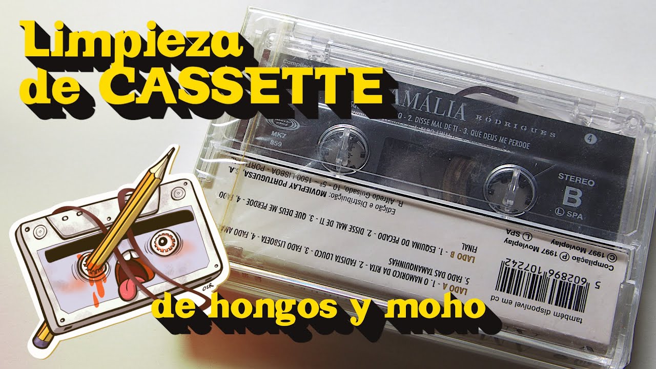 Limpieza de una cinta de cassette