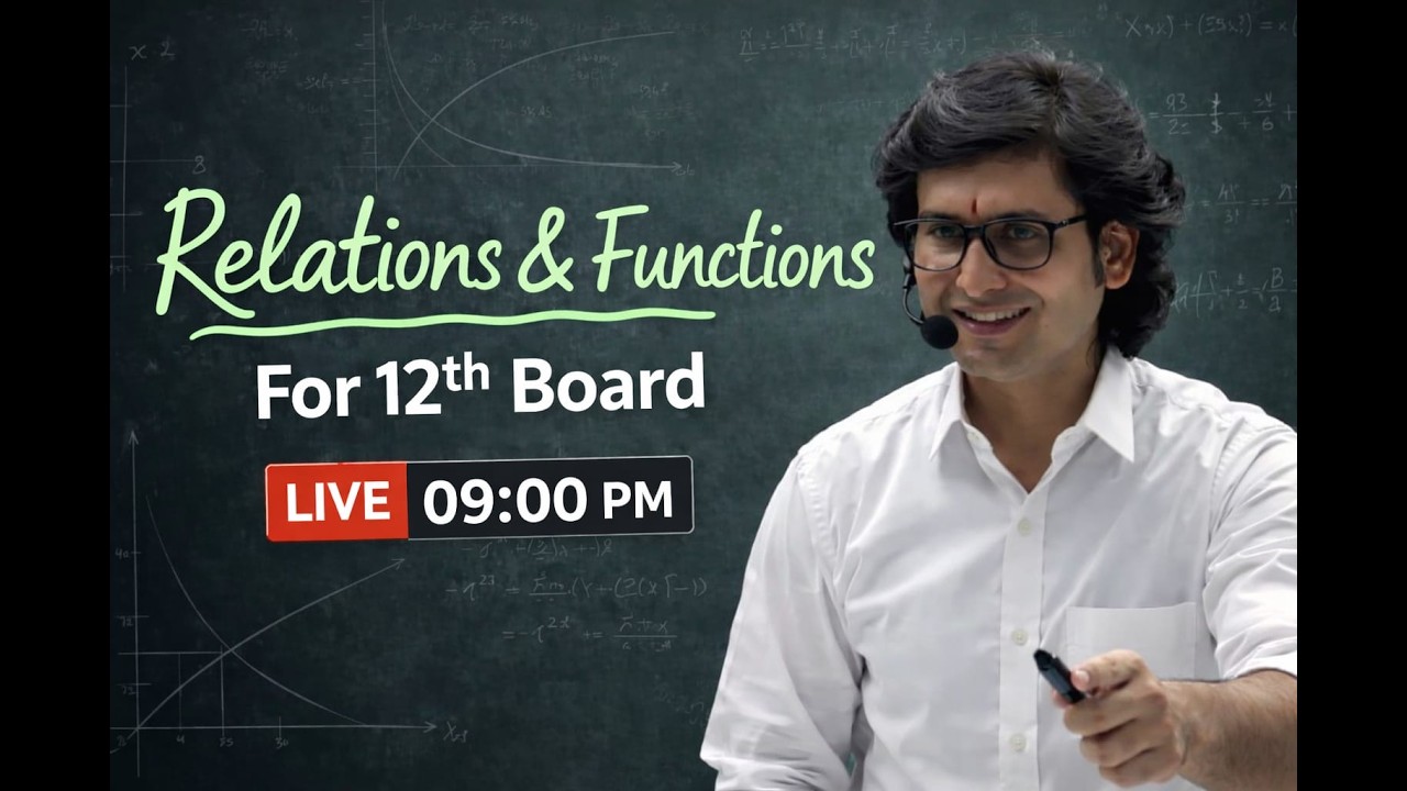 Relations & Function || For 12th Boards || By Dev sir