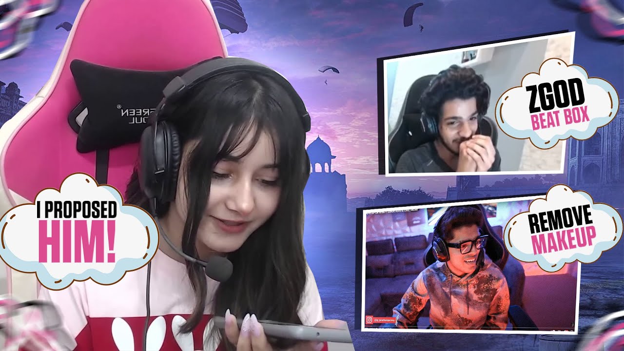 I removed my makeup on stream!!! Propose????