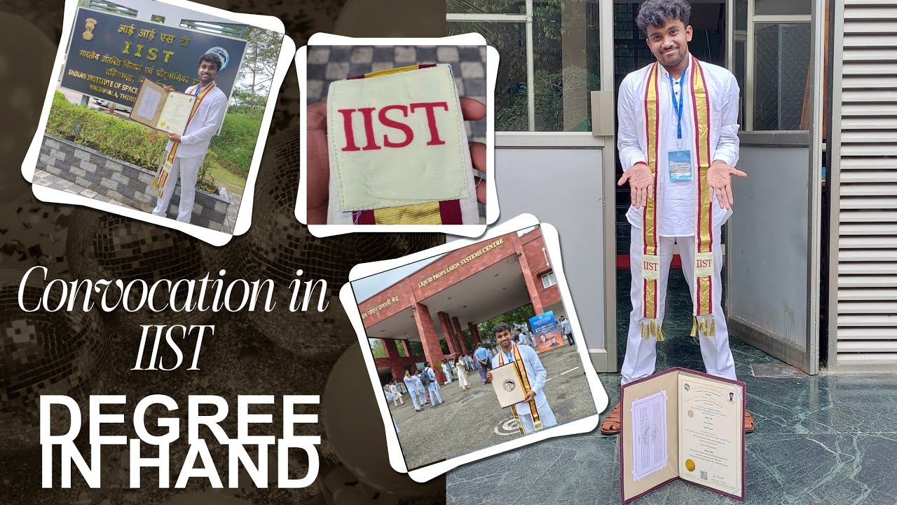 Finally Received My Degree 🎓 | Graduation Day at IIST Thiruvananthapuram | Shayari World |
