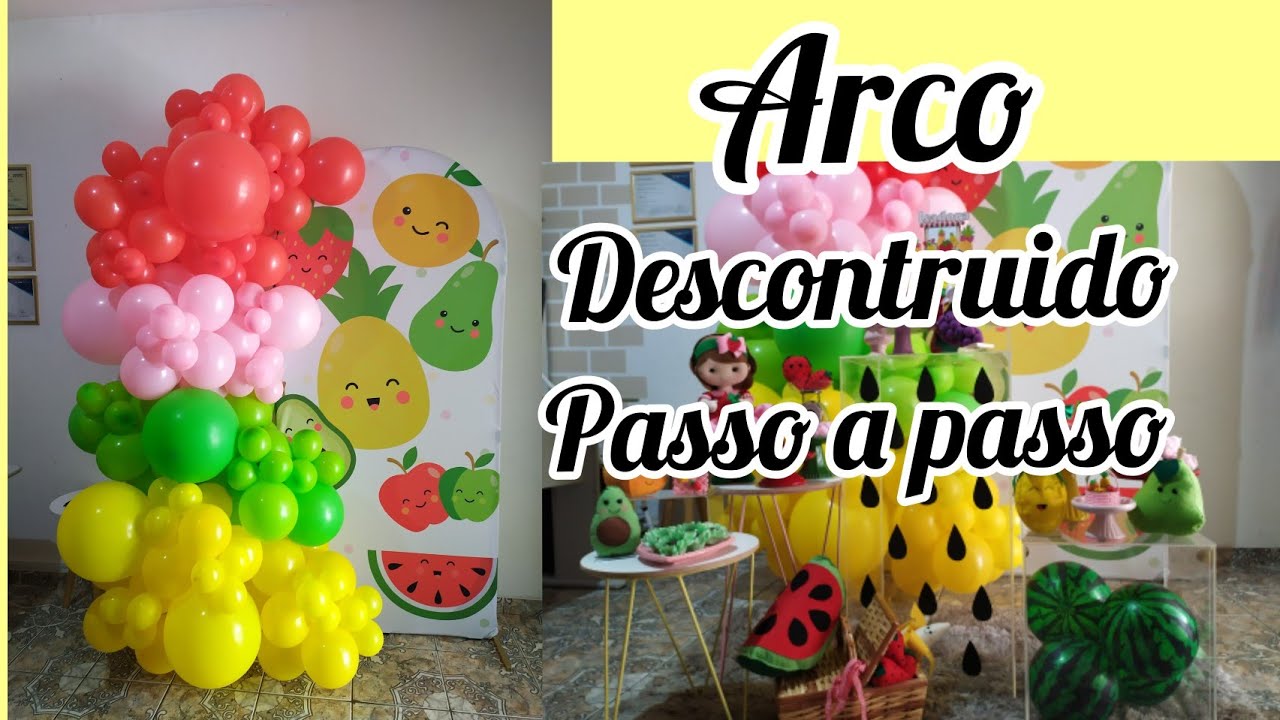 Como fazer arco  de balões descontruido - Arco orgânico -Todas  técnicas que faço