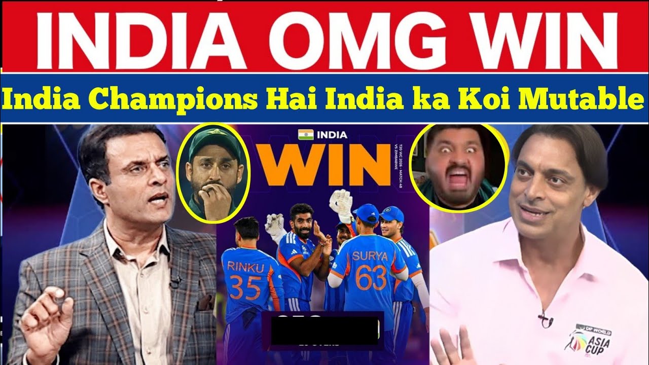 Ramiz Raja & Shoaib Akhtar Stunned by India Batting Vs Wi | IND vs Wi 2026|pak media on India win