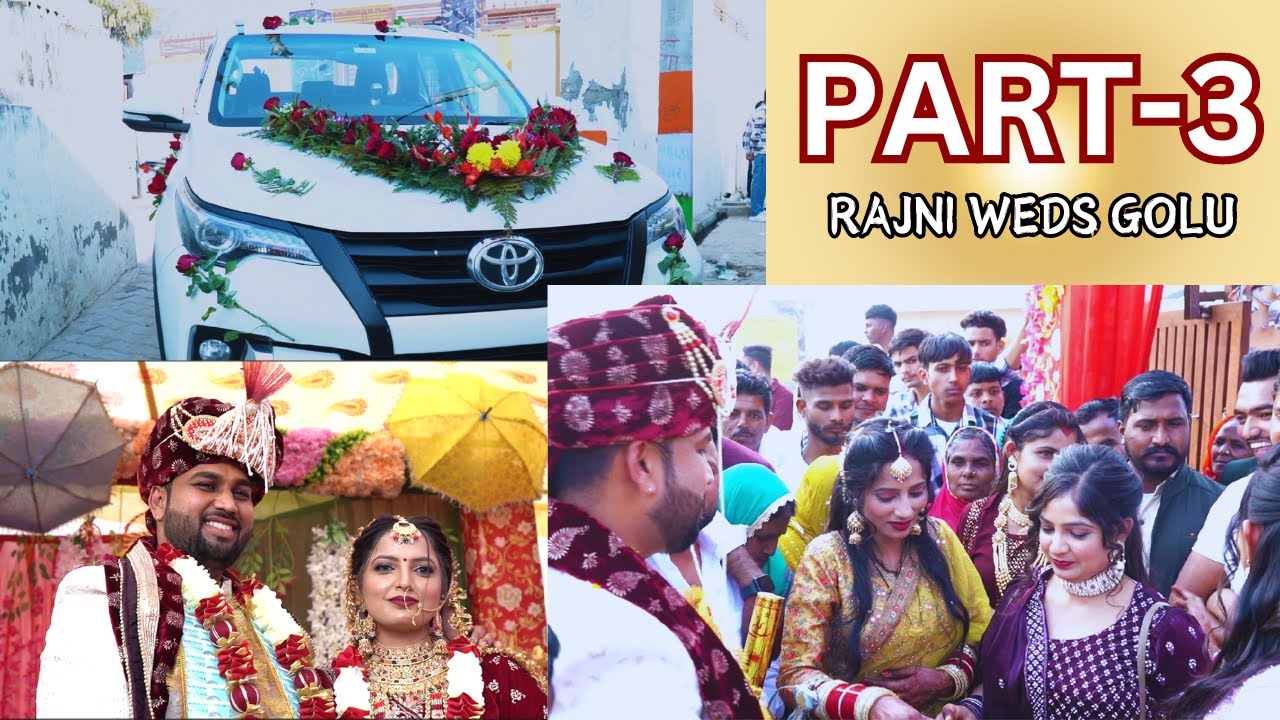 Rajni Weds Golu Wedding Video Part- 3 (Barat+Ribin)