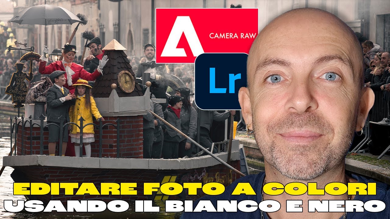 CAMERA RAW - Editare una foto A COLORI usando il BIANCO E NERO spiegato in modo semplice