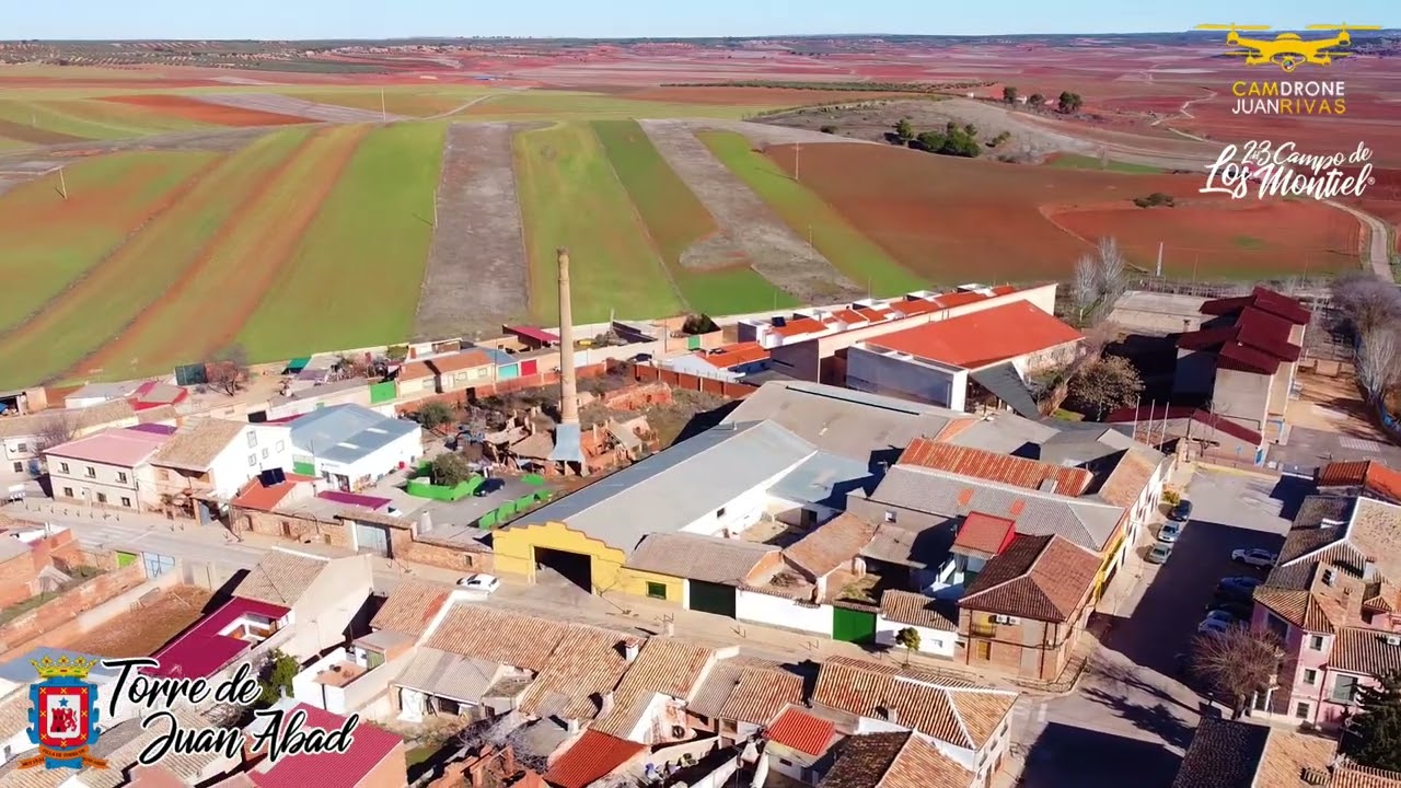 Torre de Juan Abad a vista de dron