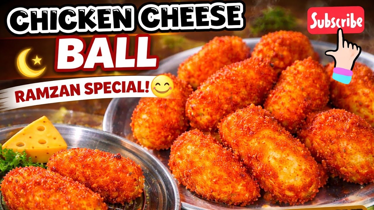 Ramzan Special Chicken Cheese Balls | Crispy Iftar Snack Recipe ! #chicken #recipe #ramzanspecial 