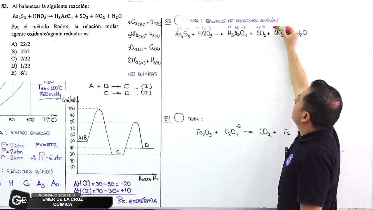 🎥✨ Resolución QUÍMICA Examen Ordinario UNT 2026 I – Áreas B y D