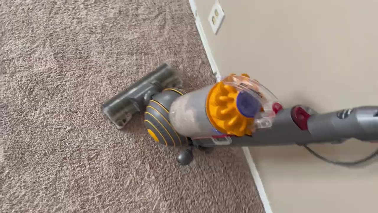 Vacuuming new carpet installations