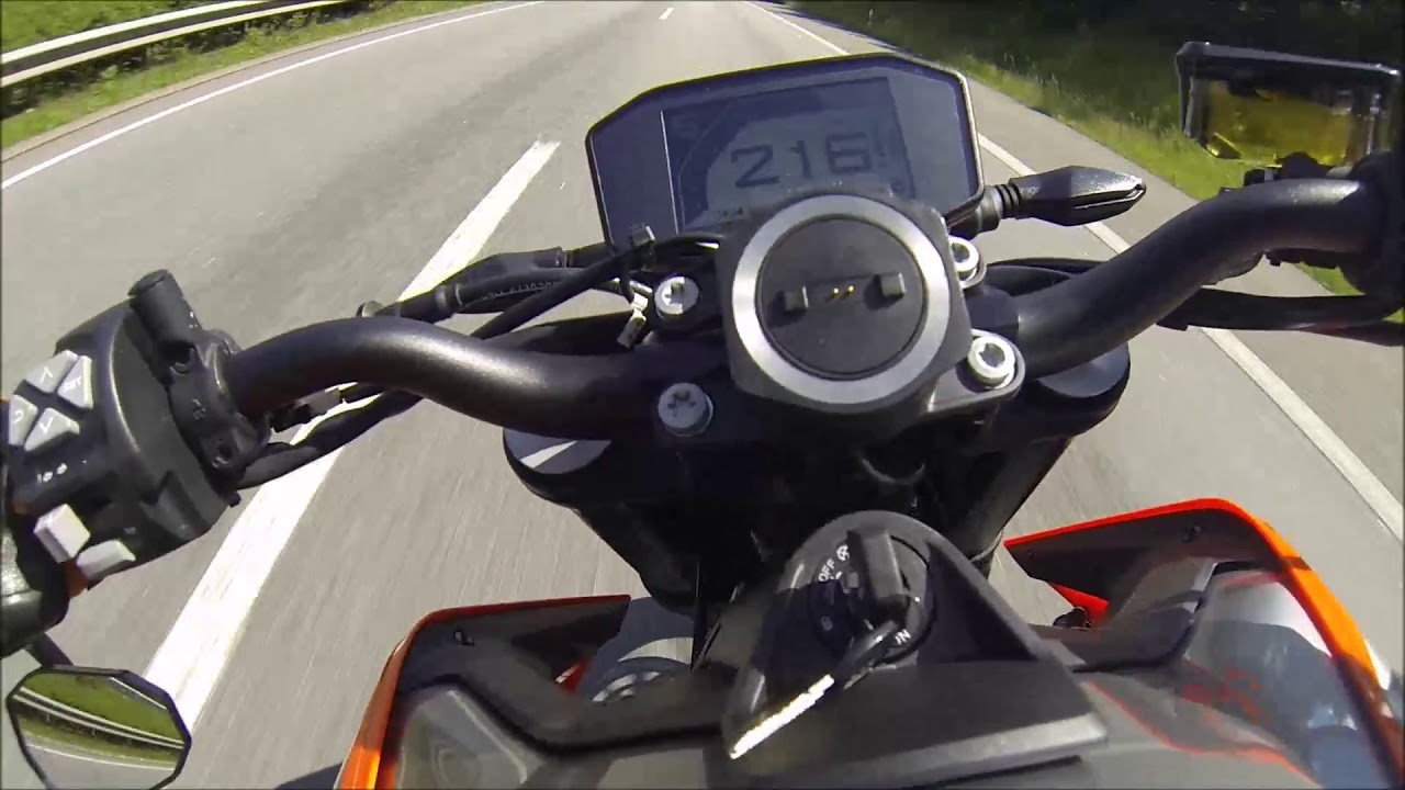KTM Duke 790  Launch Control Test 0 -200 Km h