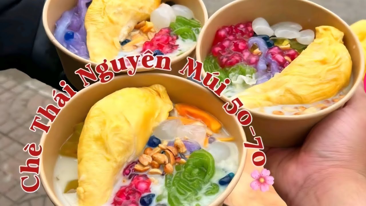 Tâm Linh lắm mới ăn được Tô Chè Thái Nguyên Múi SẦU RIÊNG hạt lép to bự vì phải xếp hàng 
