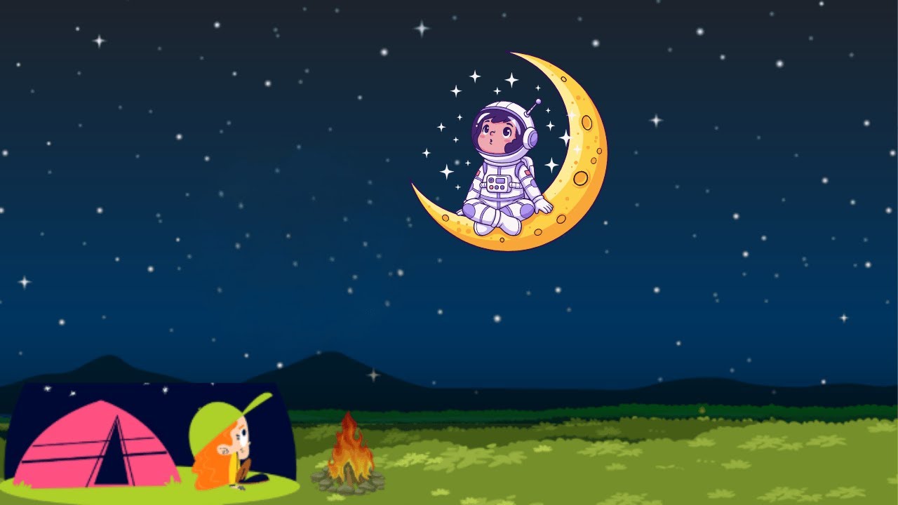 Counting the Night Sky 🌙  Gentle Bedtime Lullaby