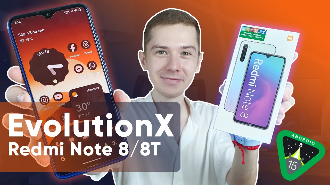 La MEJOR ROM para tu Redmi Note 8 y 8T del 2019 - EvolutionX ROM - Android 15