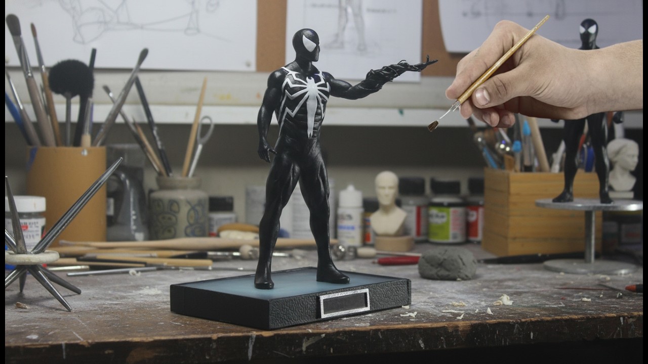 Sculpting Symbiote Spider-Man | Marvel’s Spider-Man 2 Black Suit