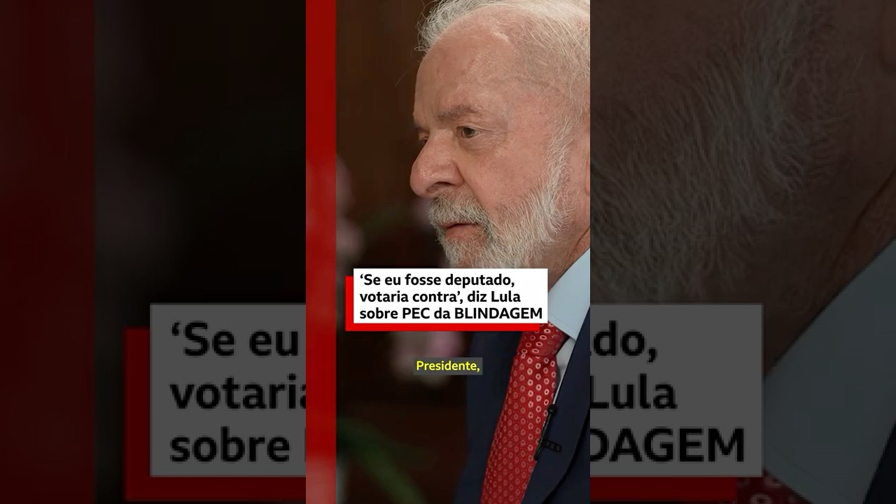 Lula sobre 'PEC da Blindagem': 'Se fosse deputado, votaria contra'